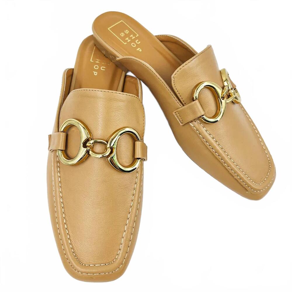 NEW SHU SHOP women's andromeda loafer in golden